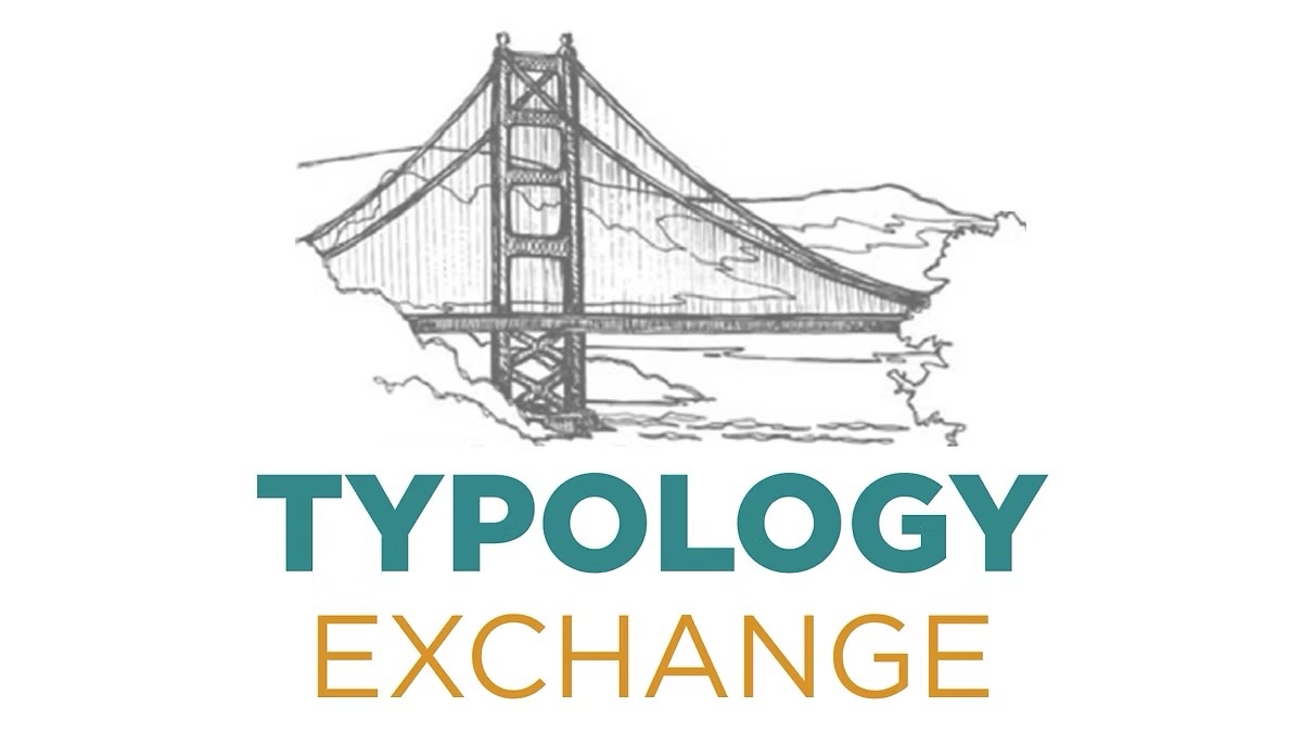 Typology Exchange logo: a sketch of the Golden Gate Bridge with the wordmark Typology Exchange